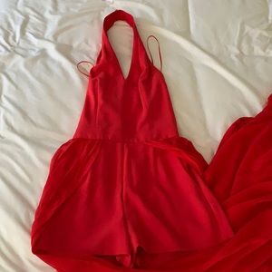 Trina TURK romper with train